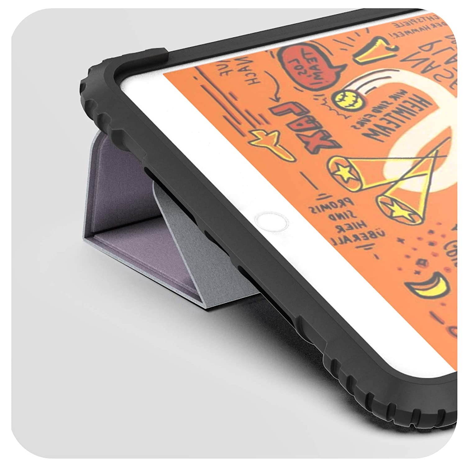 Encased iPad Air 3 Case with Kickstand Cover (2019) Ultra Protective Clear Back Stand Case for Apple iPad Air 10.5 inch (2017) - Black