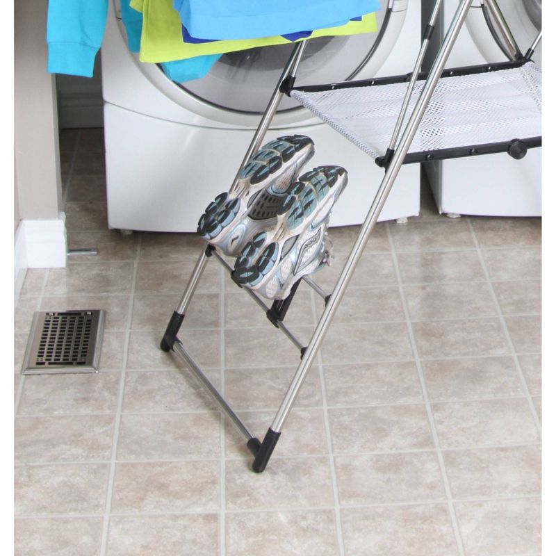 Sunbeam Bamboo and Stainless Steel  Foldable Drying Rack
