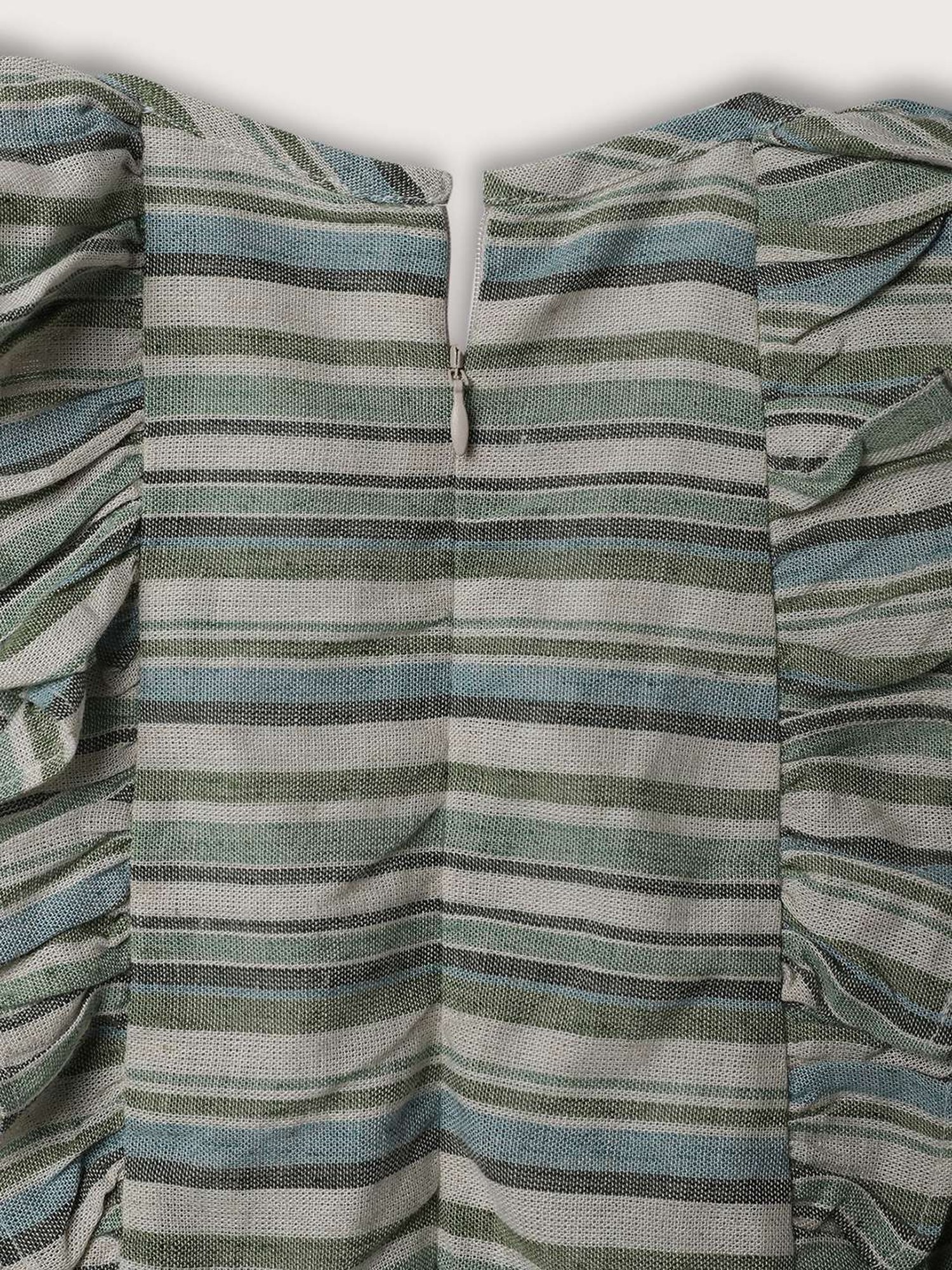 Elle Kids Multicolor Cotton Striped Jumpsuit