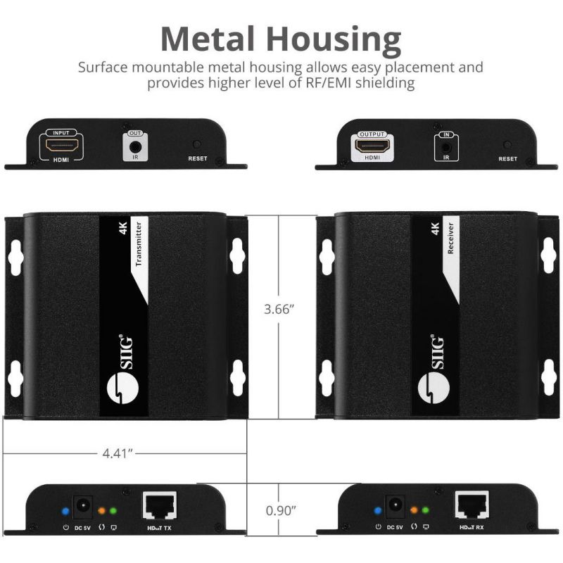 Comprehensive Cable and Connectivity CVE-TRX01 300M VGA AND AUDIO EXTENDER