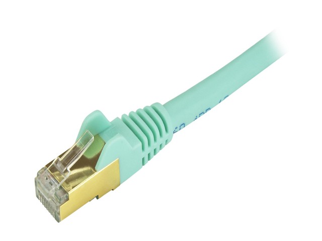 StarTech C6ASPAT6BK StarTech.com Cat6a Shielded Patch Cable - 6 ft. - Black - Snagless RJ45 Cable - Ethernet Cord - Cat 6a Cable