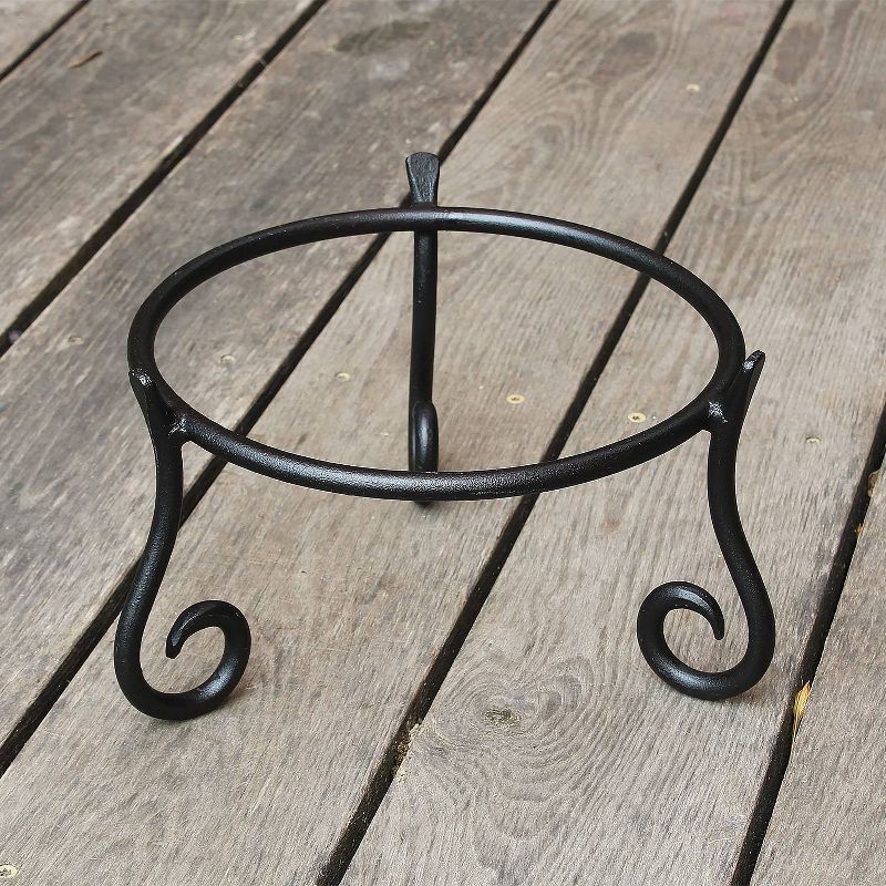 Rectangular Metal Butterfly Plant Stand - Antique Bronze