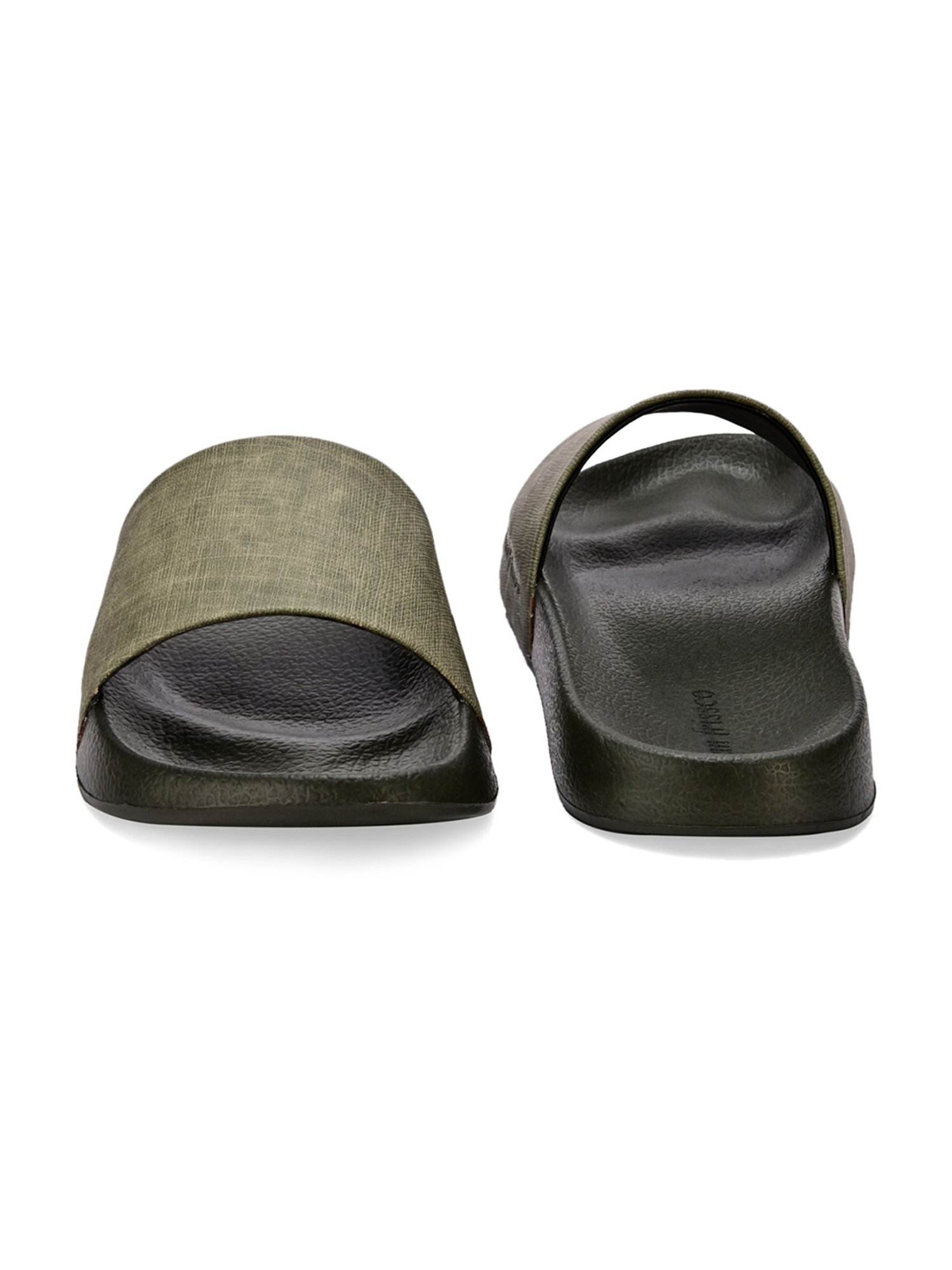 San Frissco Men's Olive Slides