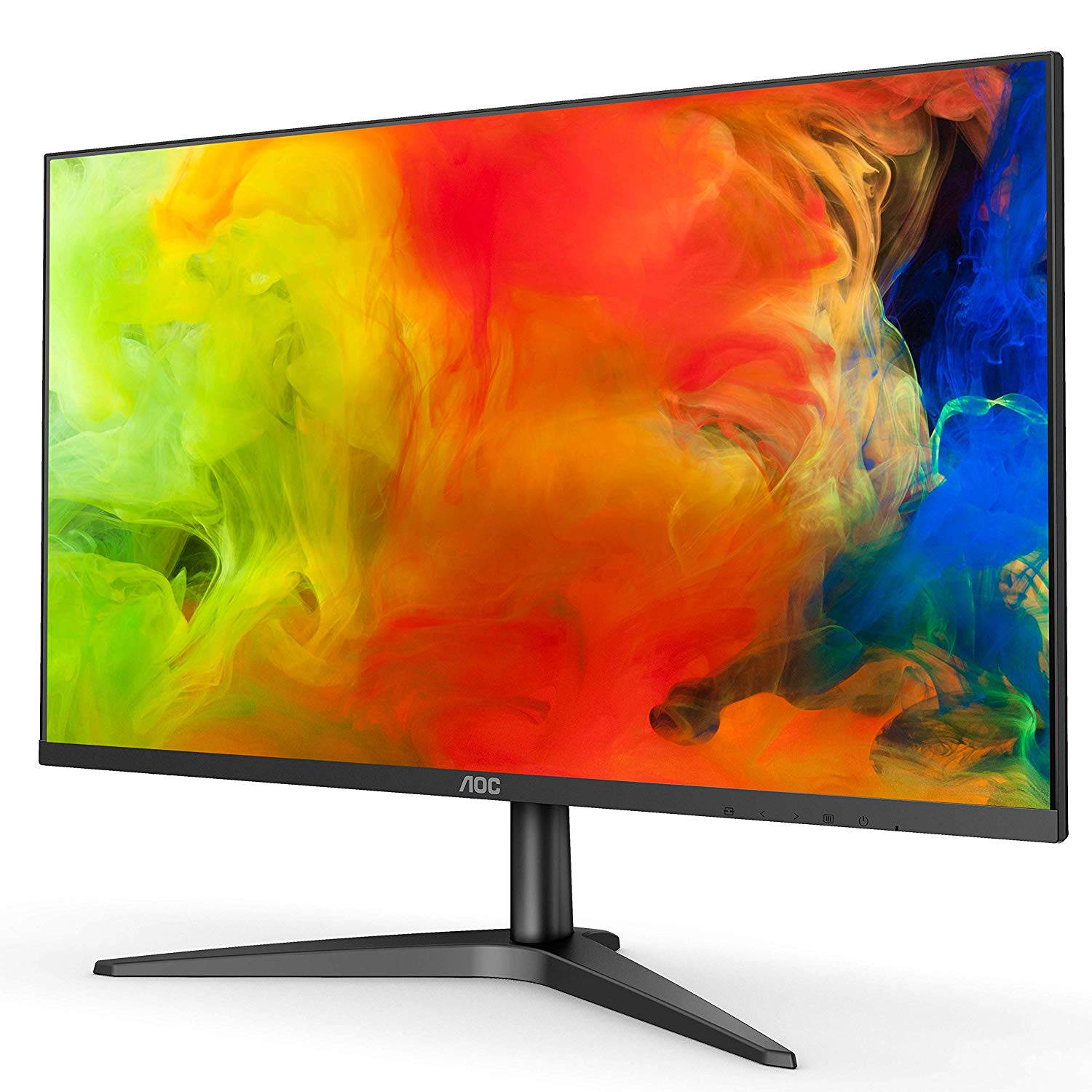Full HD 1920x1080 monitor,AOC 27" 3-sided Frameless, IPS Panel, HDMI/VGA, Flicker-Free, LED monitor, 27-Inch Full HD 1920 x 1080 monitor, HDMI/VGA with earphone output