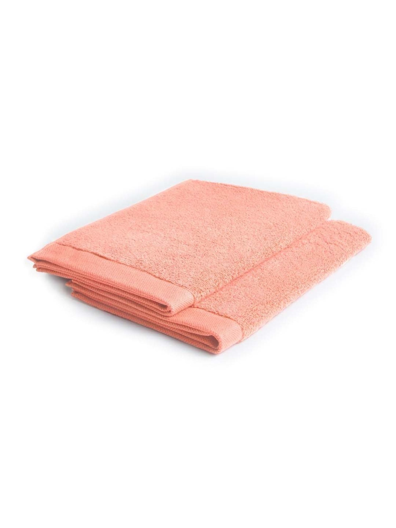 DDecor Pioneer Orange Cotton 450 GSM Hand Towel - Set of 1