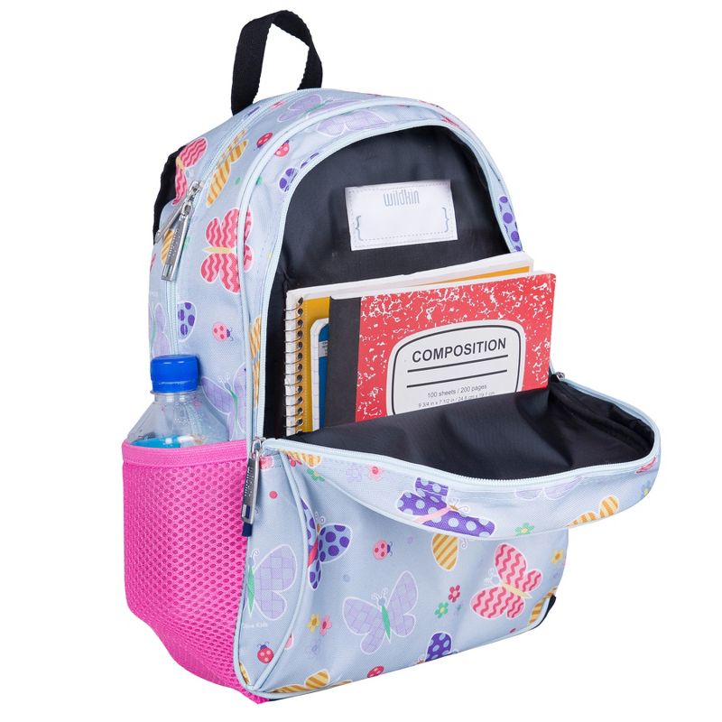Wildkin Butterfly Garden Blue 15 Inch Backpack