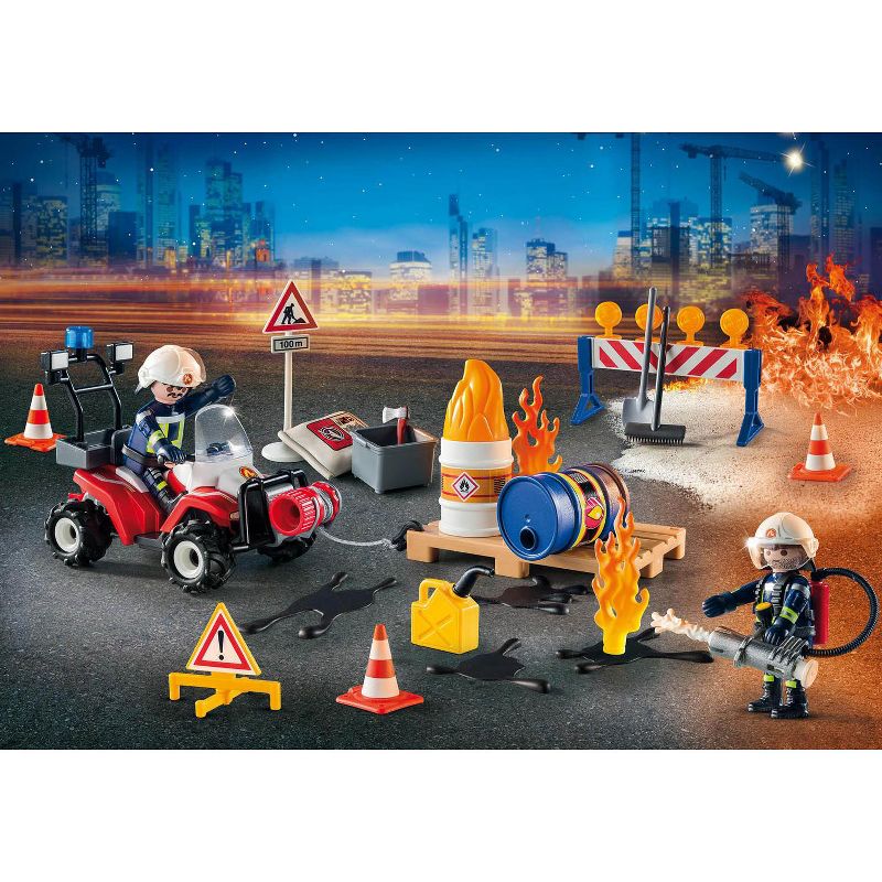 PLAYMOBIL Advent Calendar - Construction Site Fire Rescue