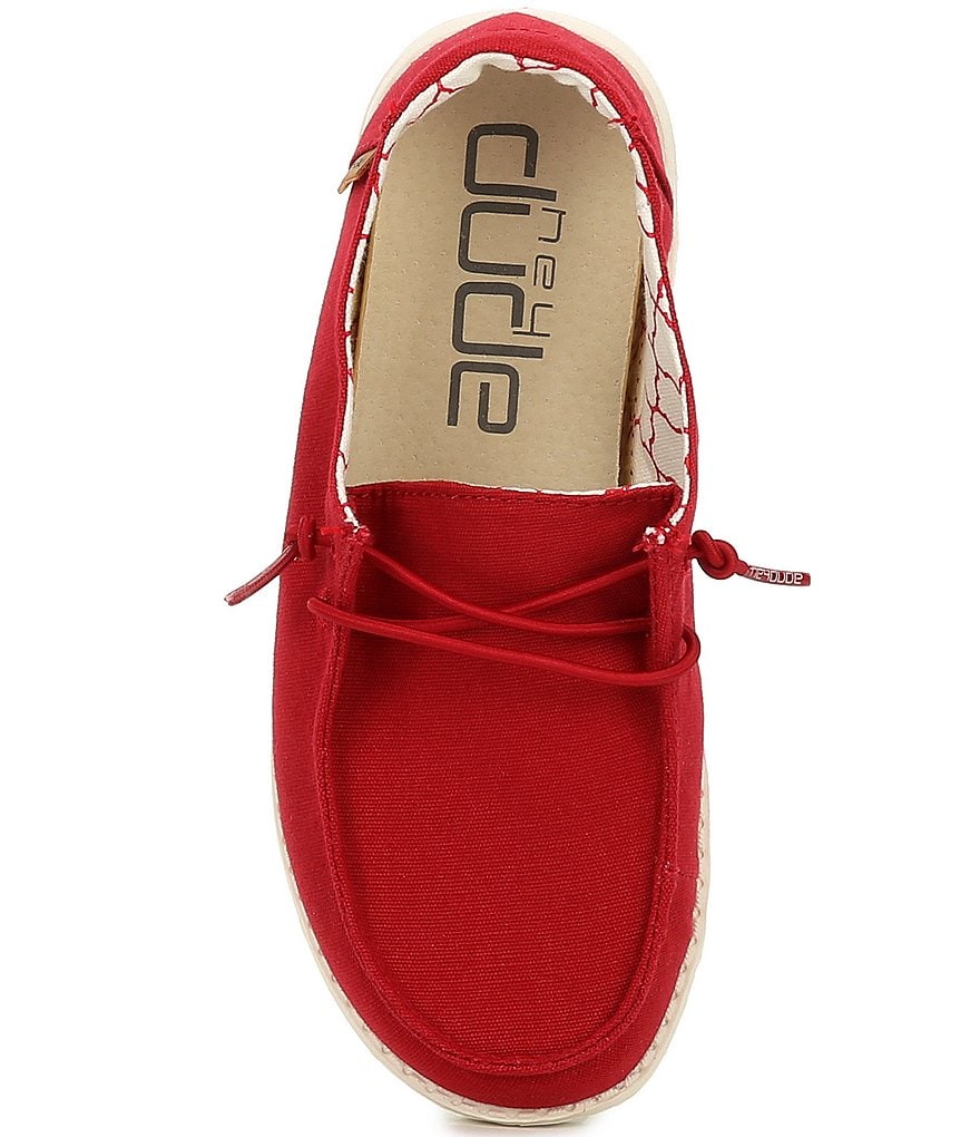 Hey Dude Girls' Wendy Canvas Washable Slip-Ons (Youth)