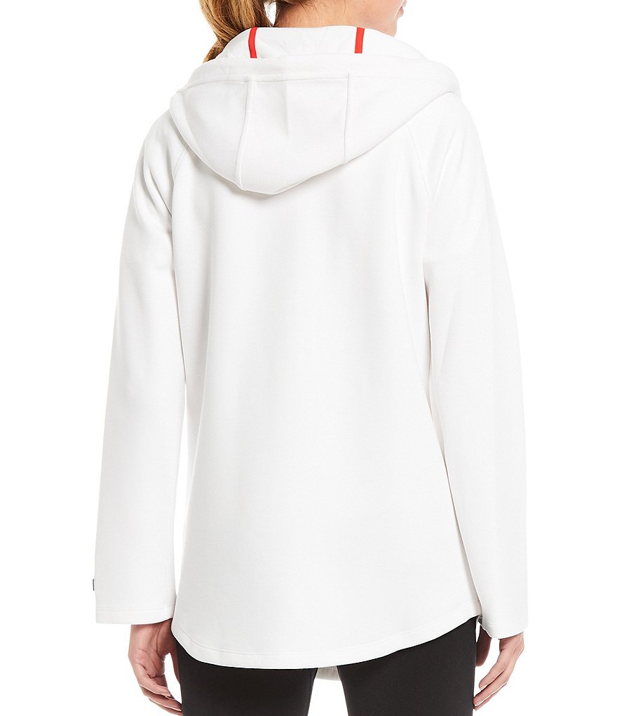 DKNY Sport Hooded Long Sleeve Zip Jacket