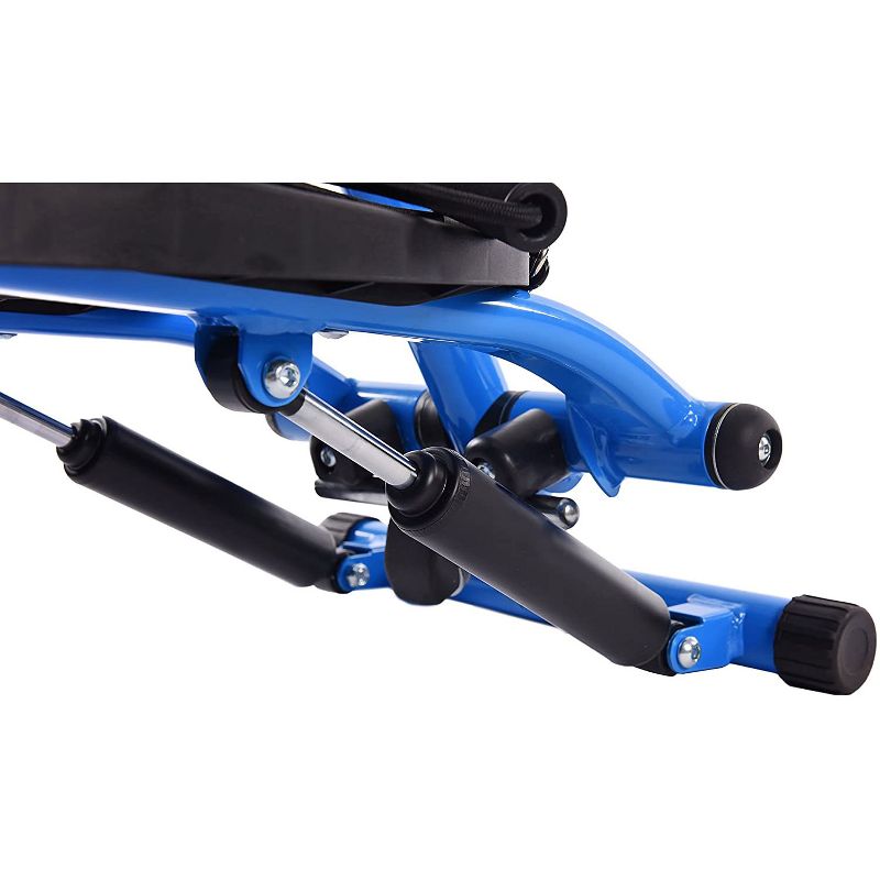 Stamina 40-0058 Space Saving Folding and Rolling At Home Exercise Fitness Cardio Steppers Machine, Blue