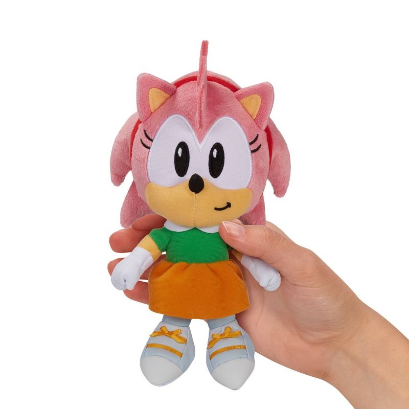 7.5" Sonic Basic Plush - Amy Wave 2