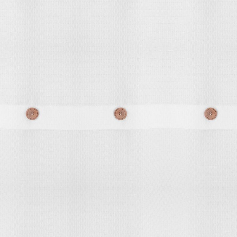 Taylor Shower Curtain White - Allure Home Creations