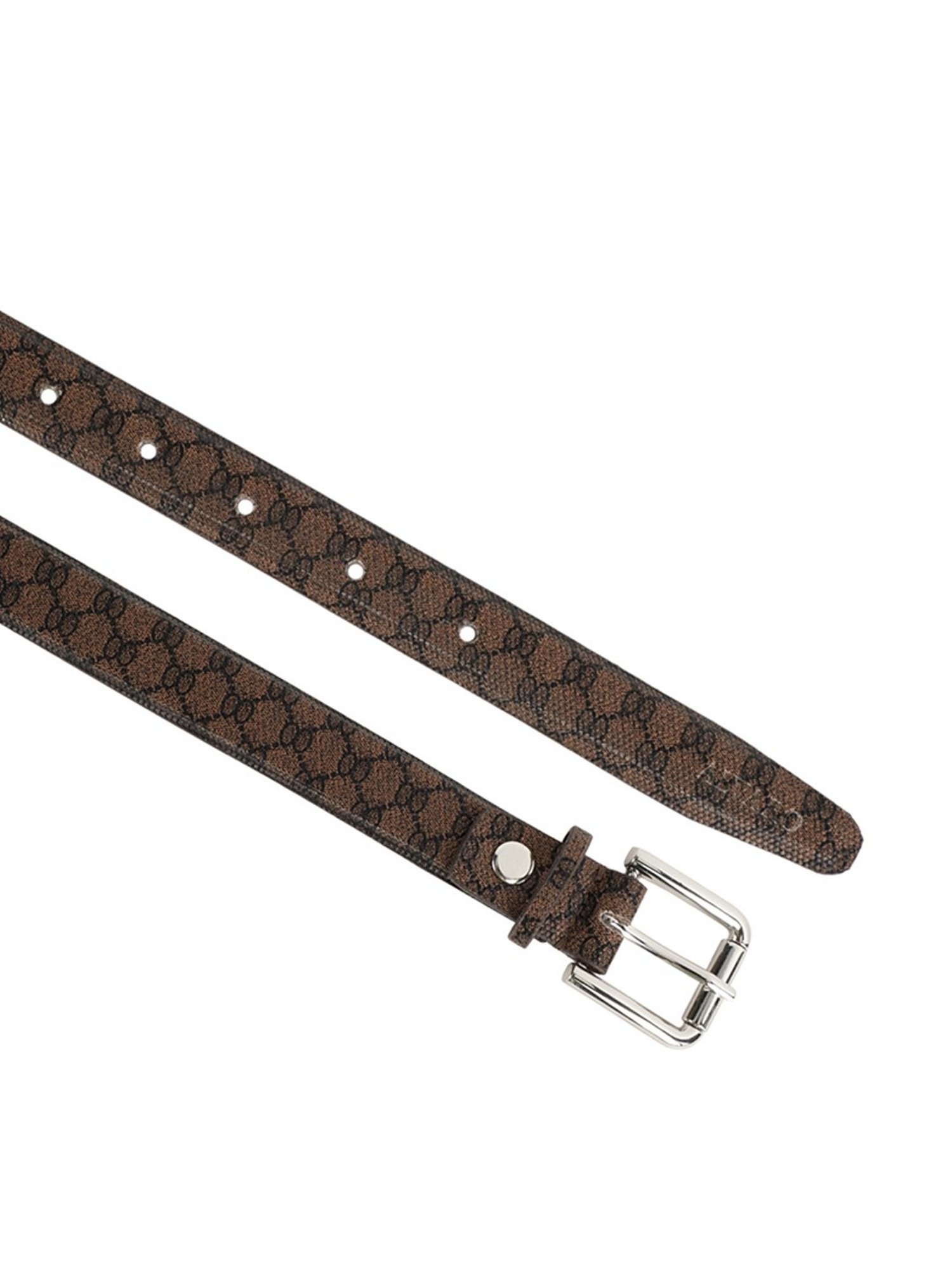 Alvaro Castagnino Brown Narrow Belt for Women
