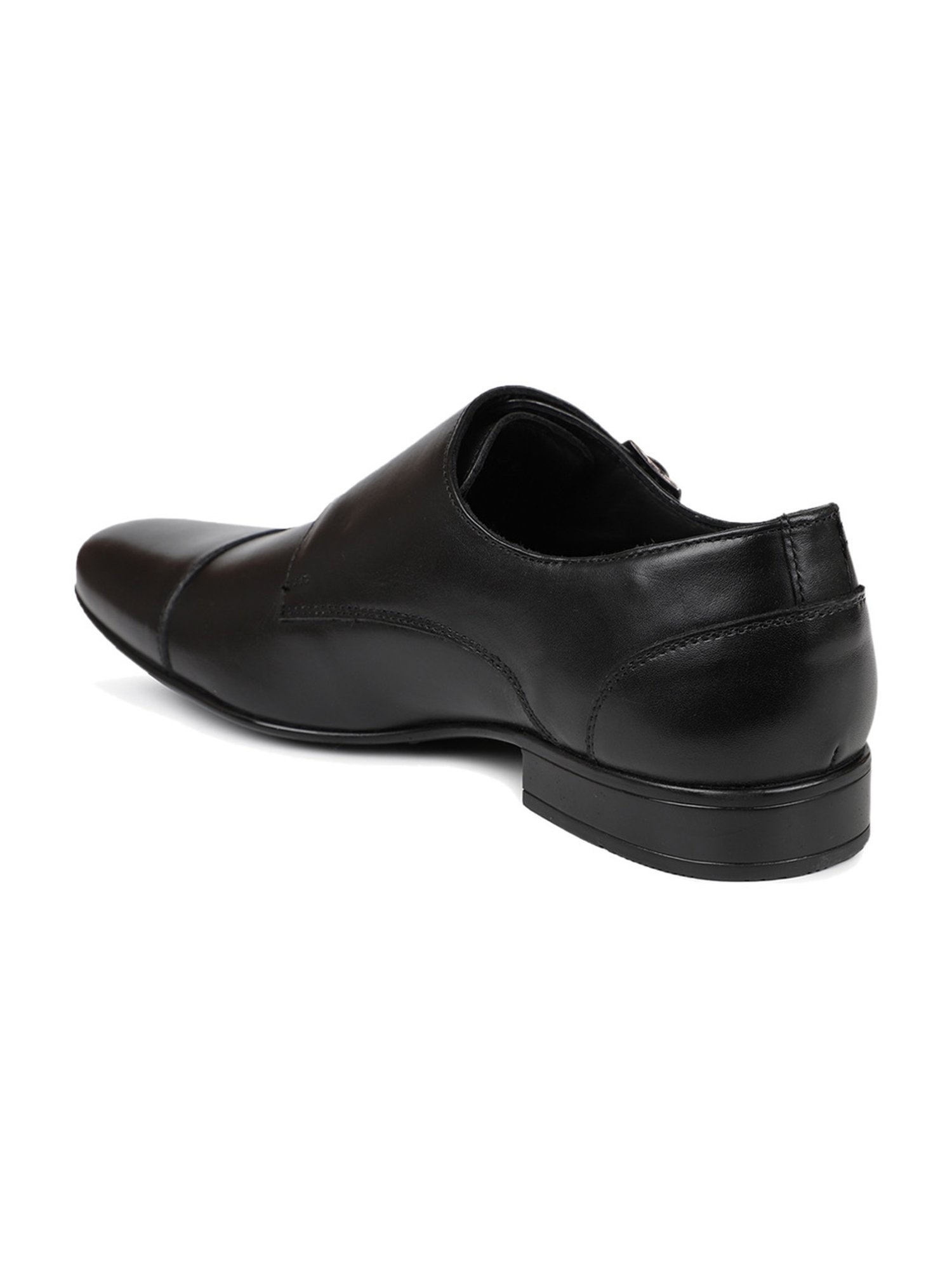 Privo by Inc.5 Men's Black Monk Shoes