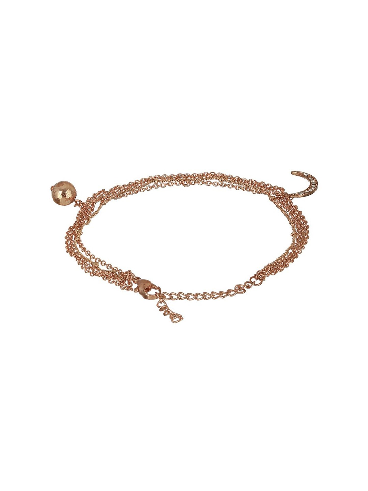 Abdesigns Gold-Plated Handpaint Wedding Doli Barat Bridal Anklets