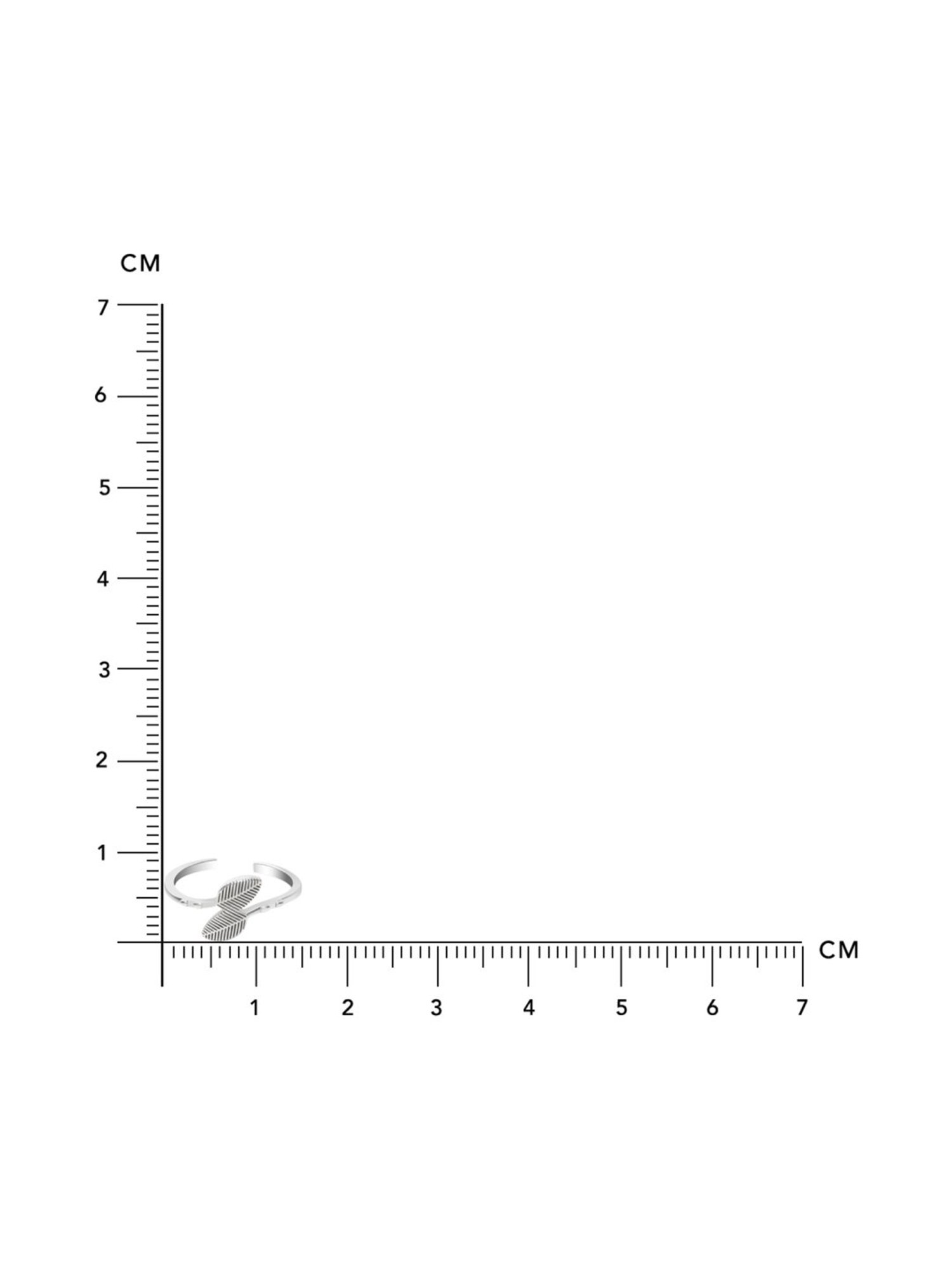 March by FableStreet 92.5 Sterling Silver Oxidized Leaf Toe Rings for Women