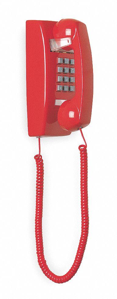 Scitec  Inc. Corded Telephone SCI-25403 Scitec 2554E Red