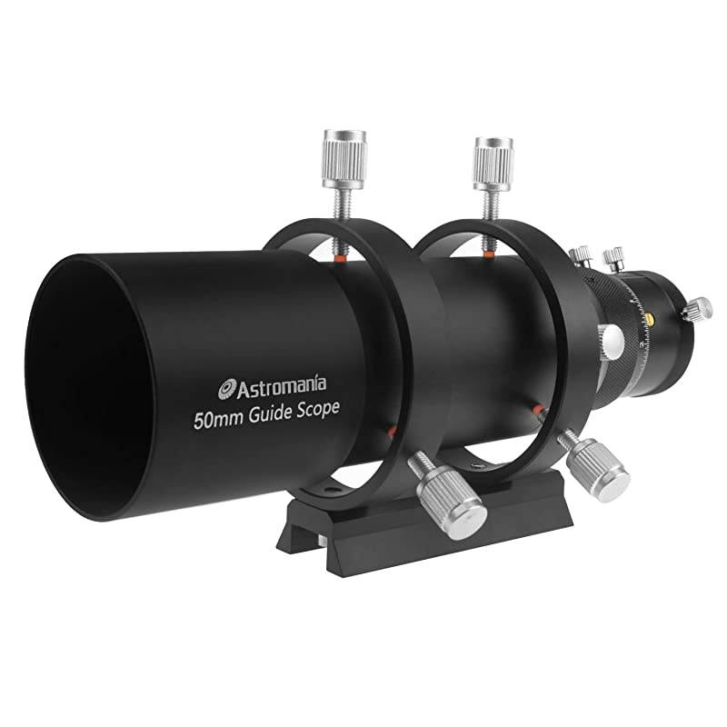 50mm Compact Deluxe Finder Guidescope Kit with 125 Double Helical Focuser Guiding with The MiniGuide Scope So Astrophotography is Easier and Less Equipment
