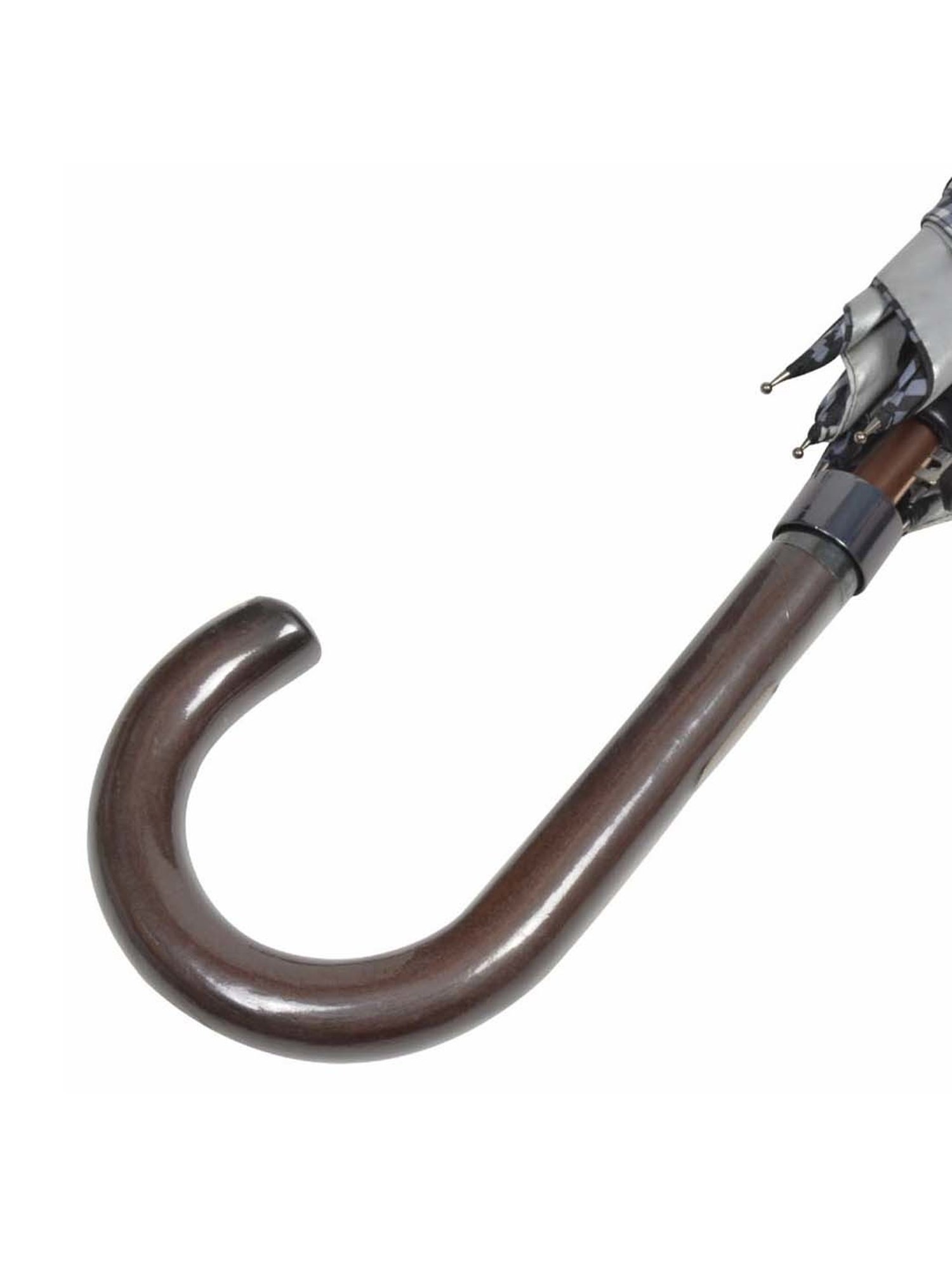 Eume Forlin Black Checks 1 Fold Umbrella - 23 inch