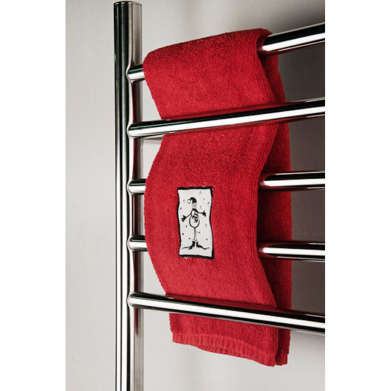 Amba  RWP-SB Radiant 10 Bar Plug In Straight Heated Towel Warmer, Brushed Finish