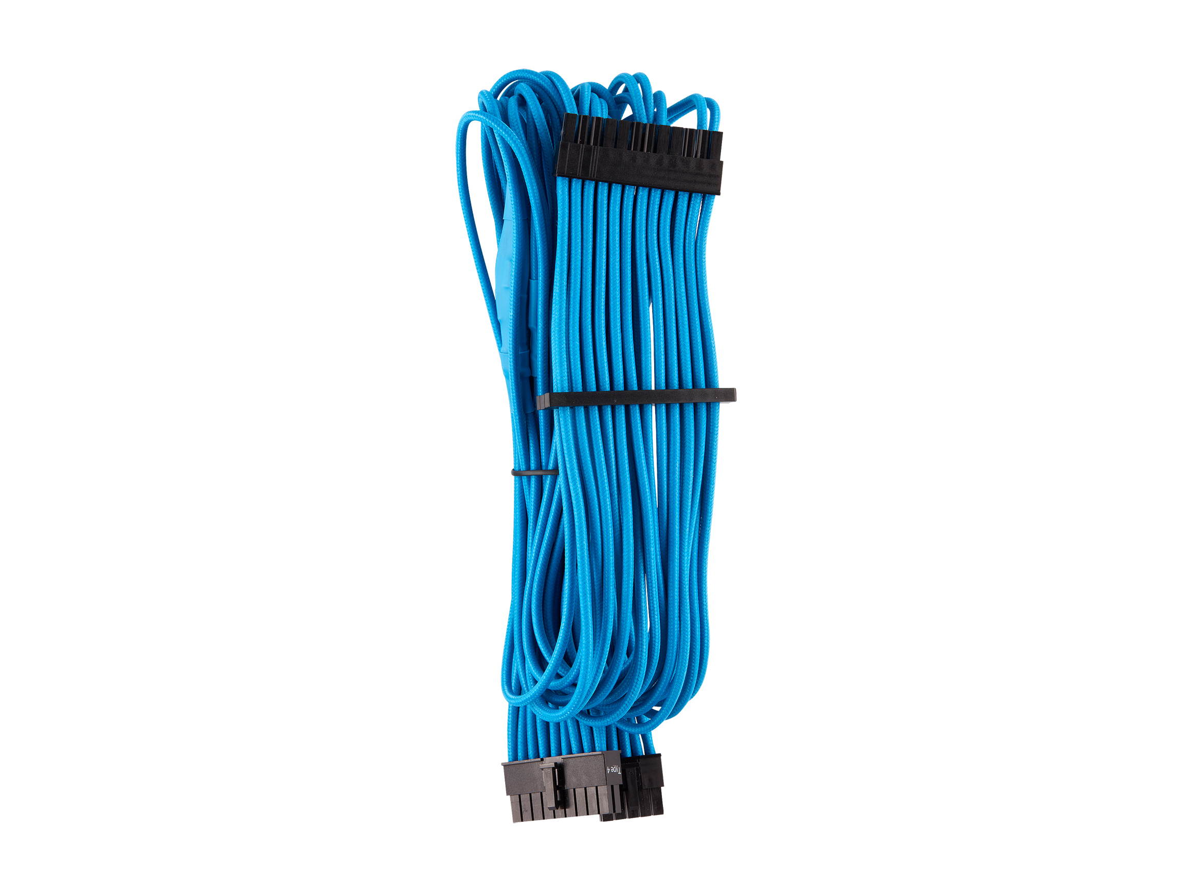 Micro Connectors 30cm Addressable RGB (ARGB) 1 to 4 Splitter Cable with/5 Male Pins (F04-04ARGB-30)