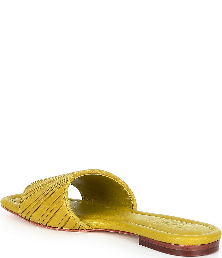 Antonio Melani x Kimberly Whitman Magnolia Pleated Leather Dress Flats