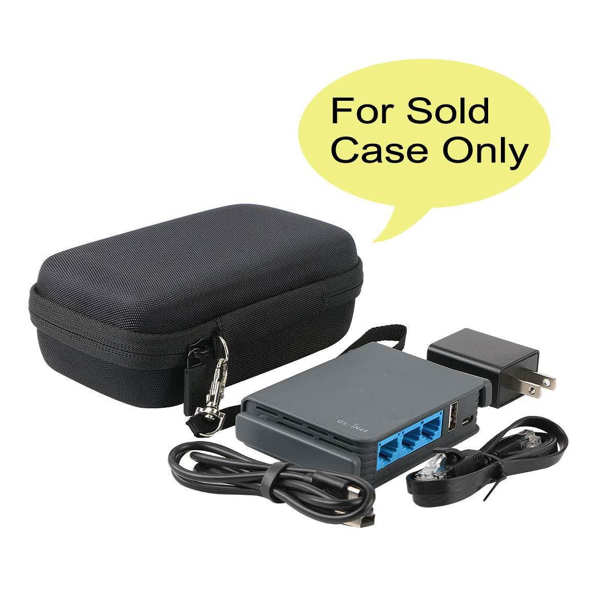 co2crea Hard Travel Case for GL.iNet GL-AR750S-Ext Gigabit Travel AC Router