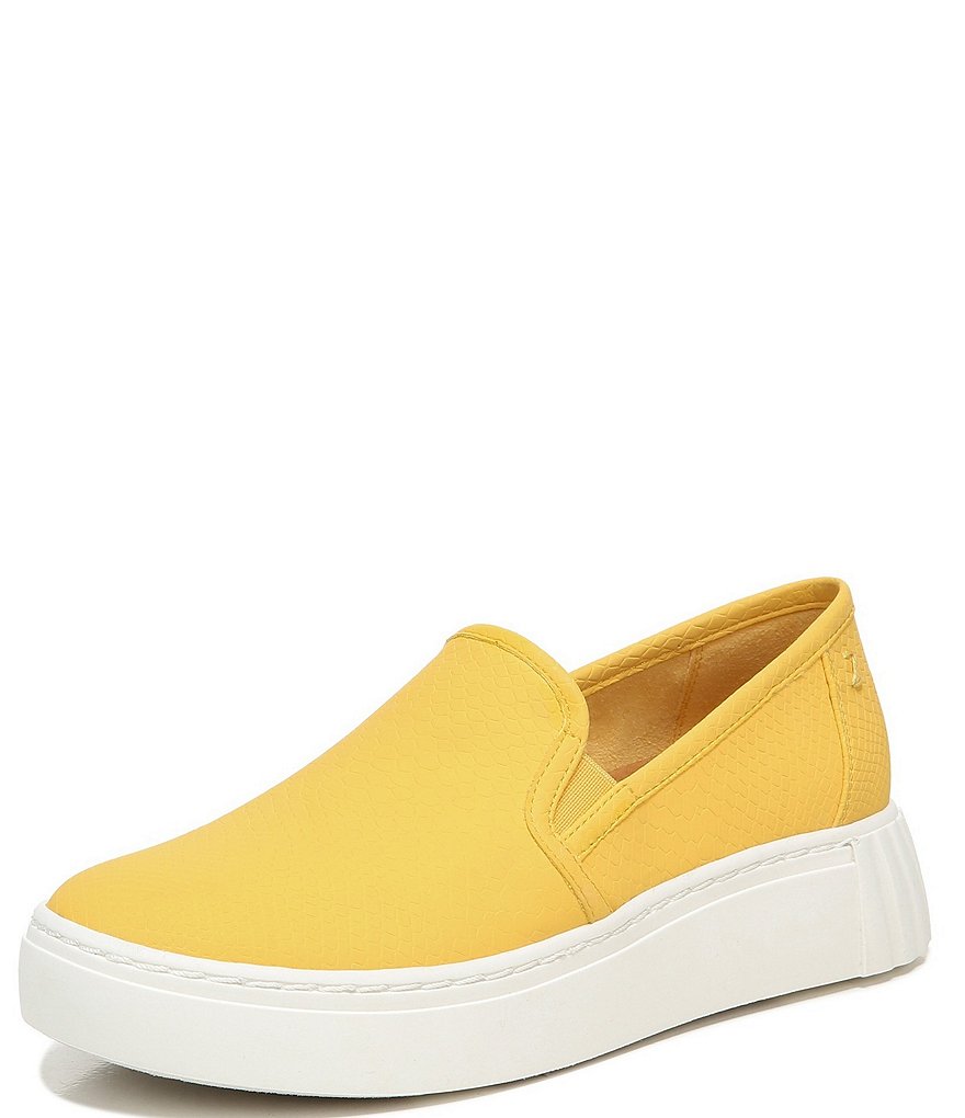 Zodiac Benson Snake Embossed Slip-On Platform Sneakers