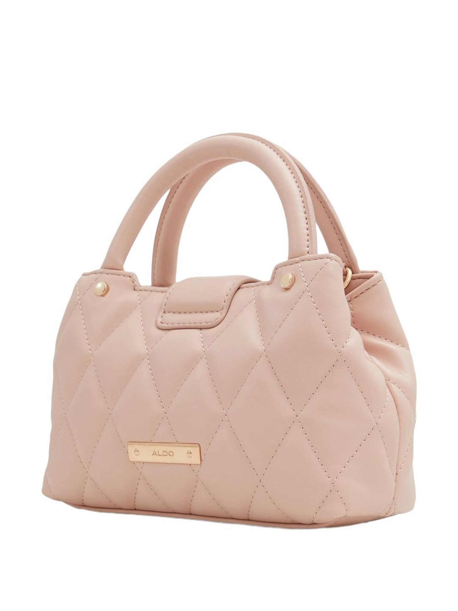 Aldo Pink Striped Small Handbag