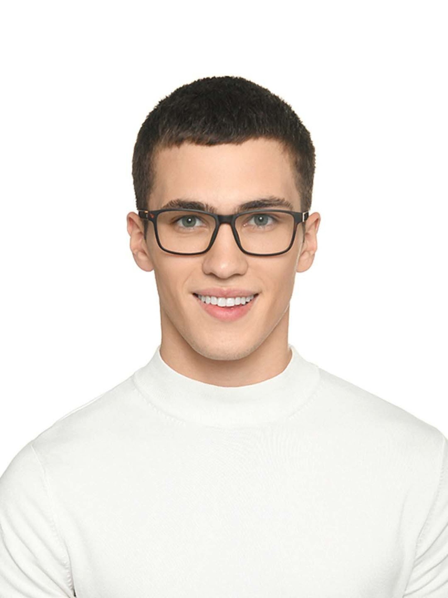 Lenskart Blu Tortoise Rectangular Blue Light Protection Unisex Reading Glasses