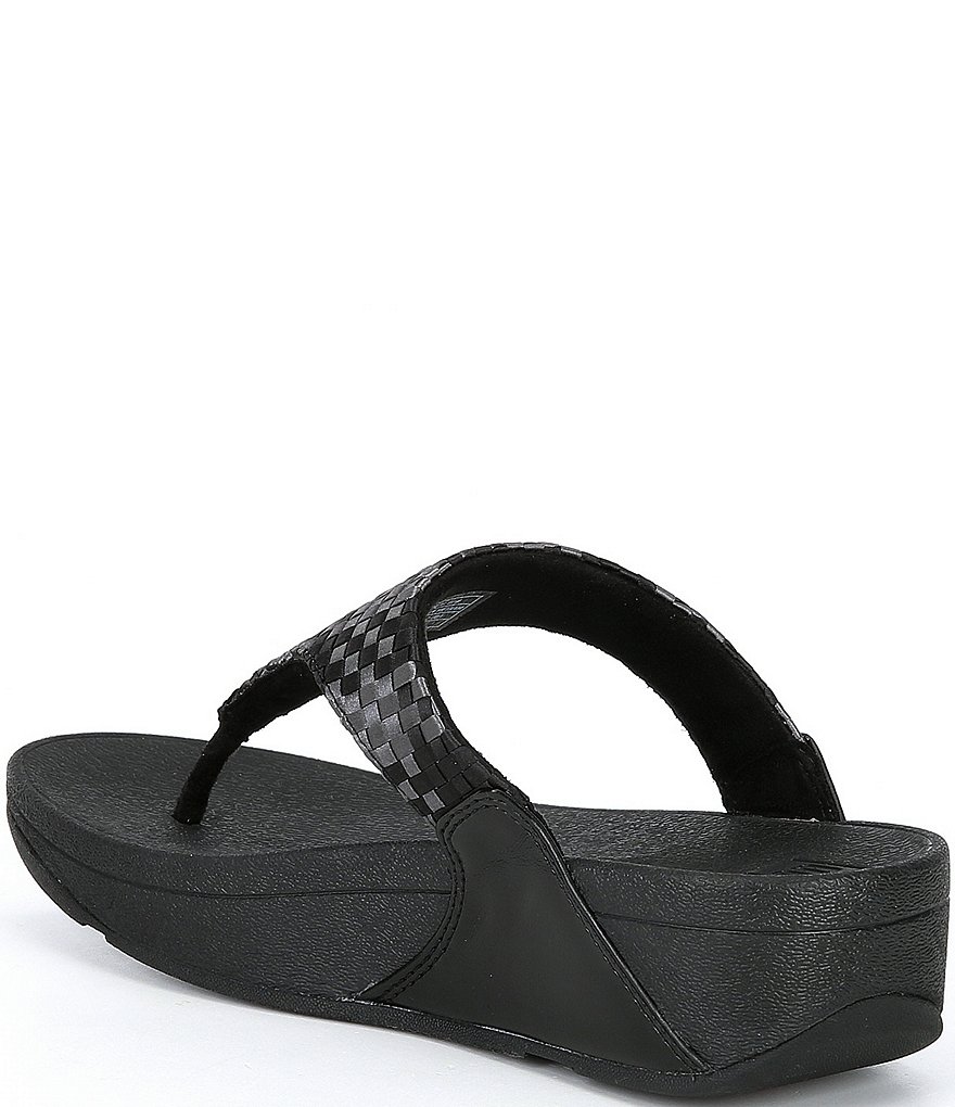 FitFlop Lulu Silky Weave Toe Post Sandals