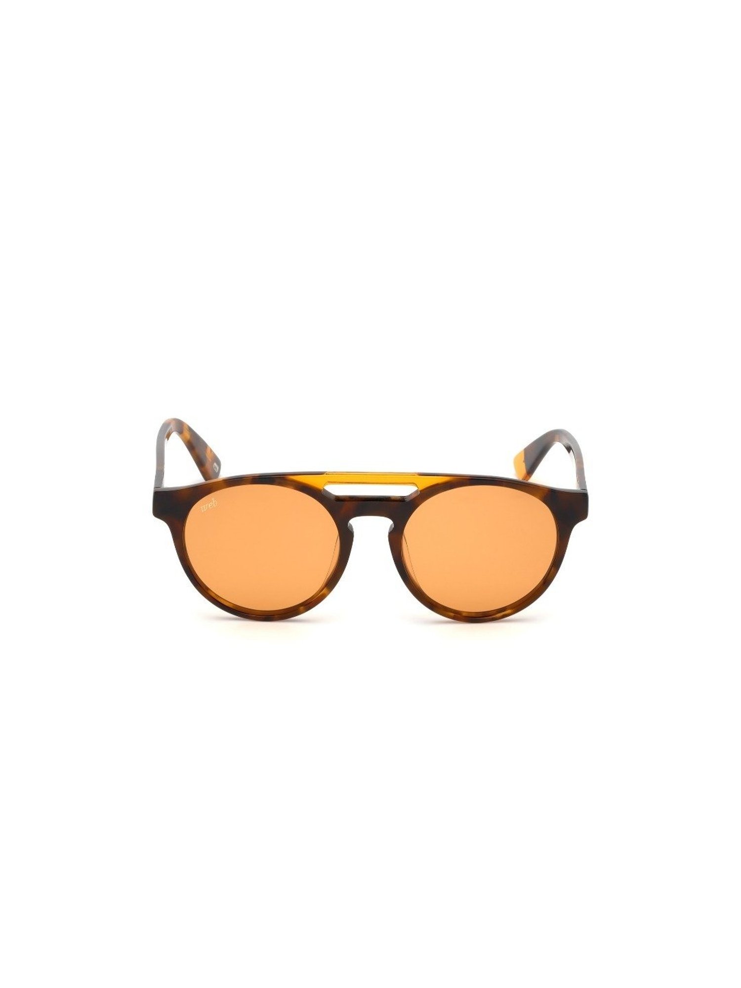 Web Eyewear Orange Cat Eye Unisex Sunglasses Designed in Italy
