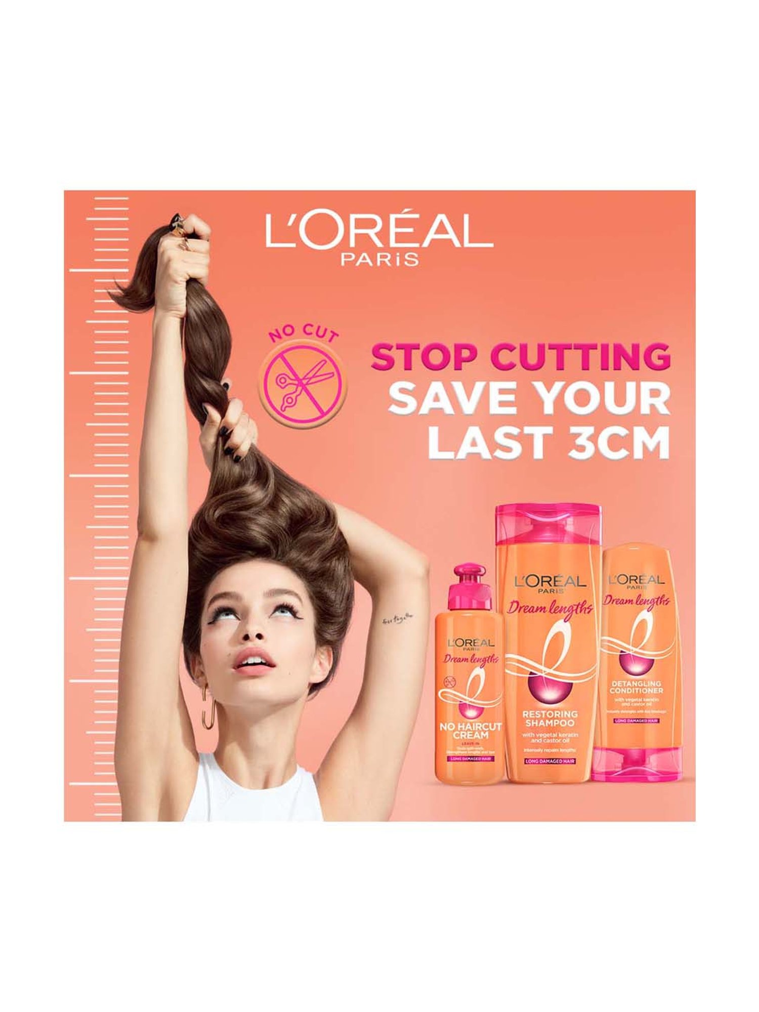 L'Oreal Paris Dream Lengths No Haircut Cream - 200 ml