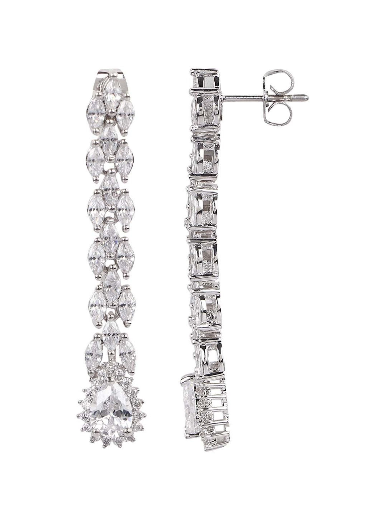 The Real Effect London 800 Silver Earrings for Women