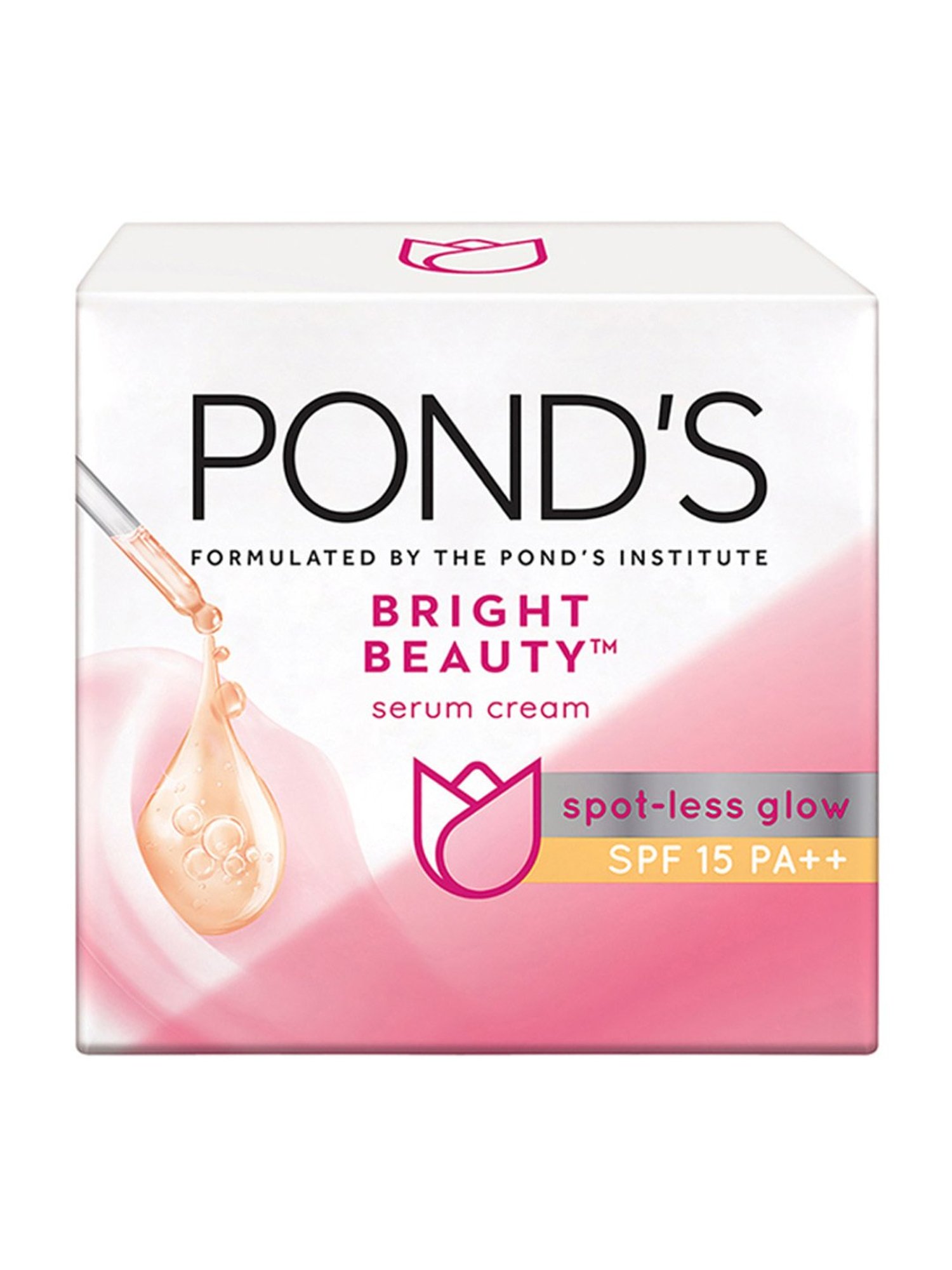 Pond's Bright Beauty Spot Less Glow Serum Cream SPF 15 PA++ - 50 gm