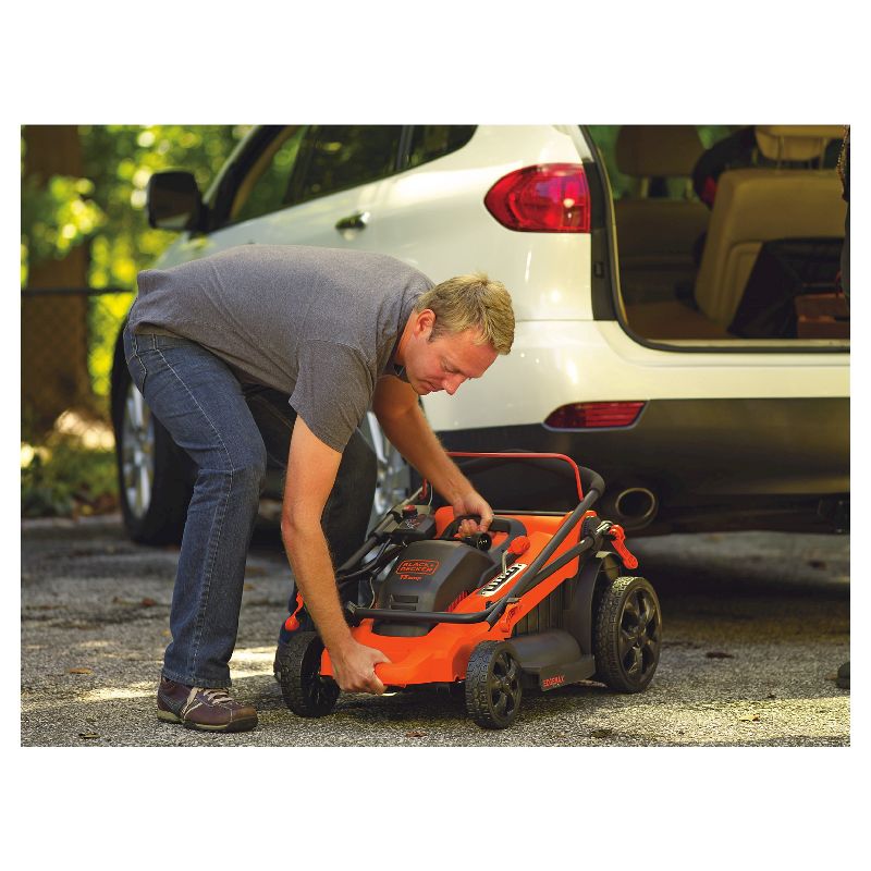 14" 120 Volts, 60Hz, 8 Amp, 960 Watts Corded Electric Lawnmower - Green - Earthwise