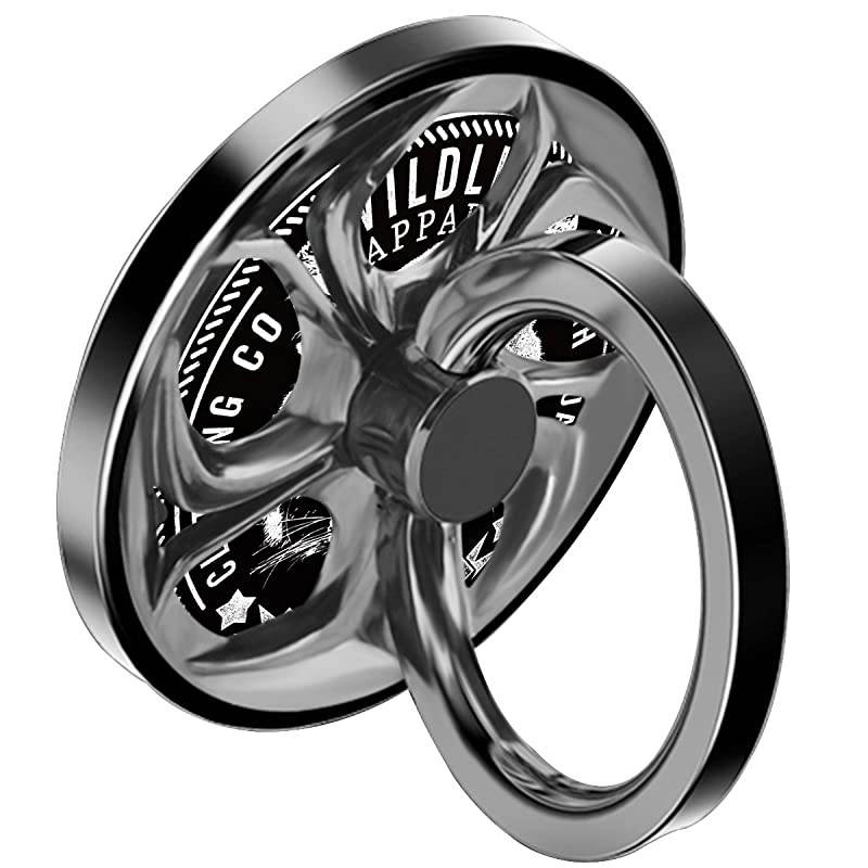AntiAnxiety Finger Ring Stand 360&deg; Rotation Spinner Mobile Cell Phone Ring Stand Holder with Grip Kickstand Universal WashableReusable for PhonePadSamsung NoteTablets etc Silver