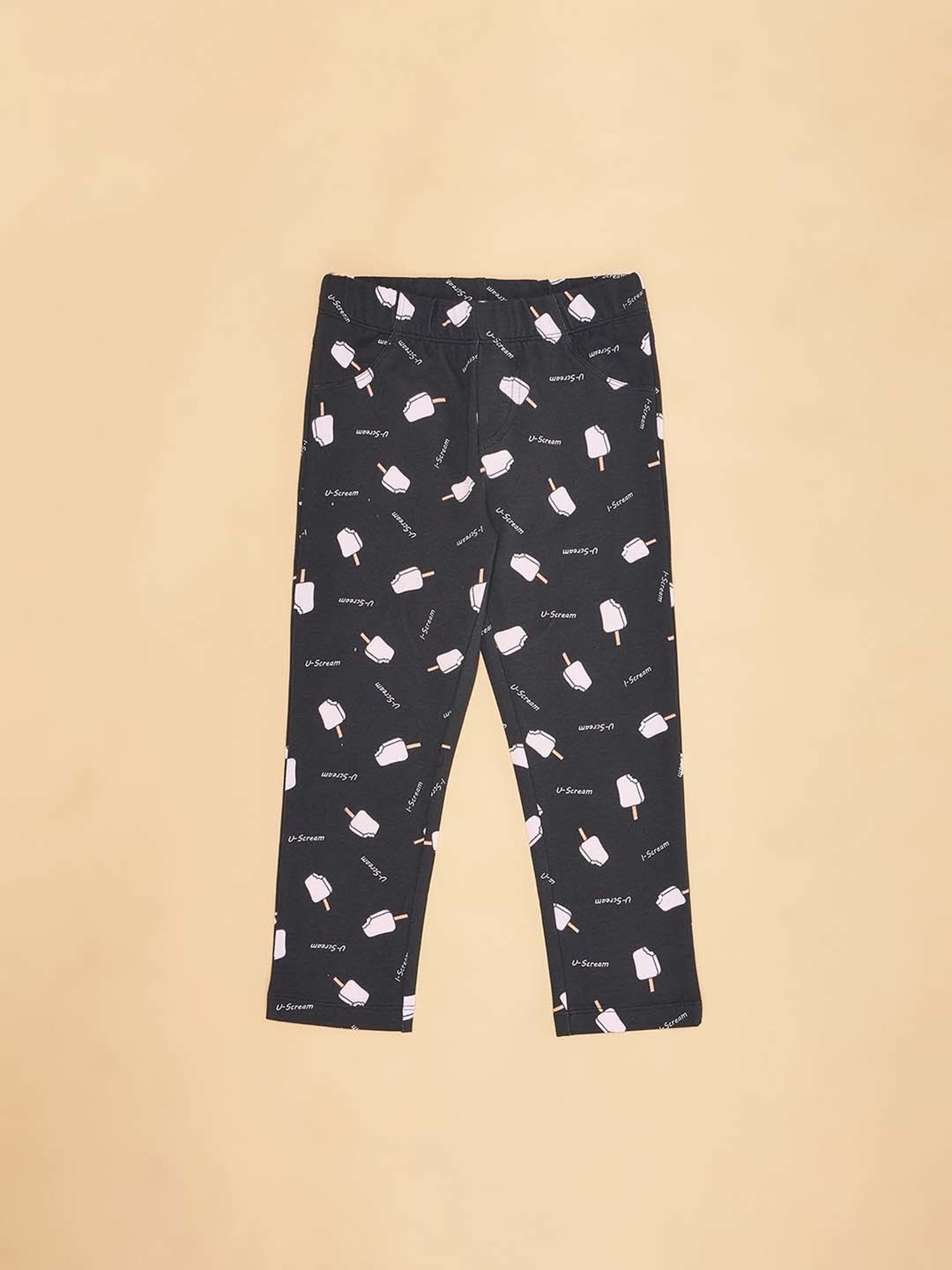 Angel & Rocket Girls Grey Solid Jeggings