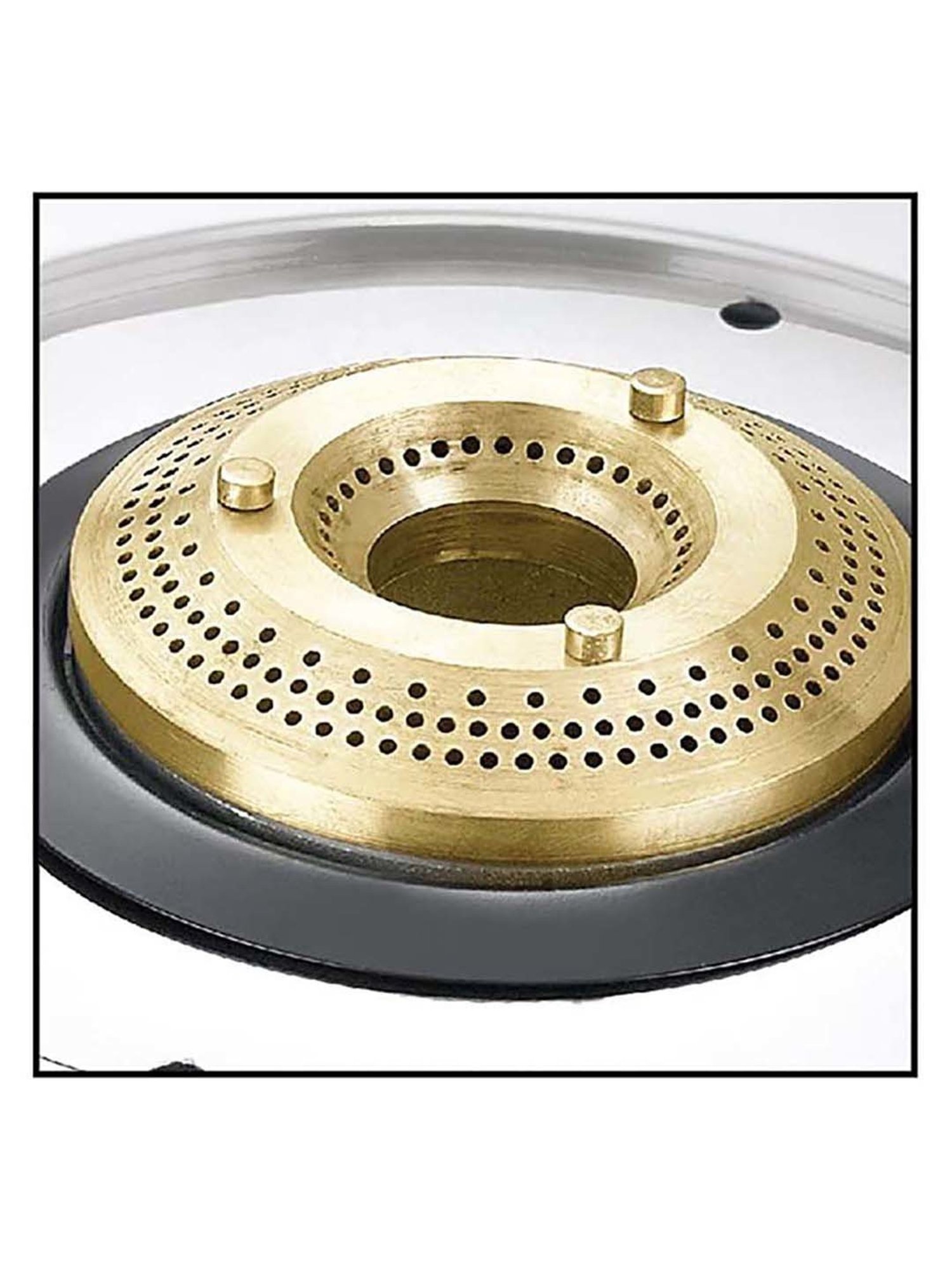 Pigeon Blackline Smart Black Glass Manual Gas Stove (2 Burners)