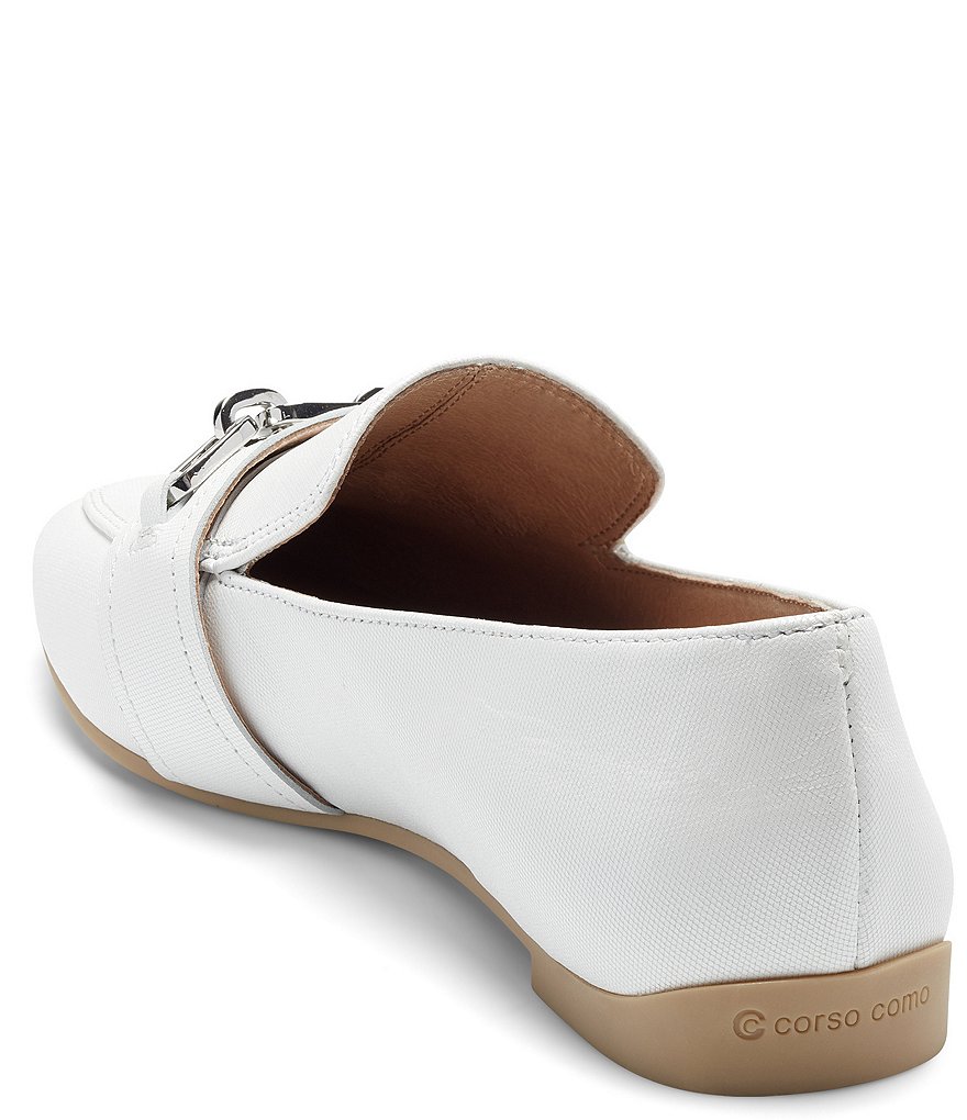 CC Corso Como Karri Leather Chain Link Detail Loafers