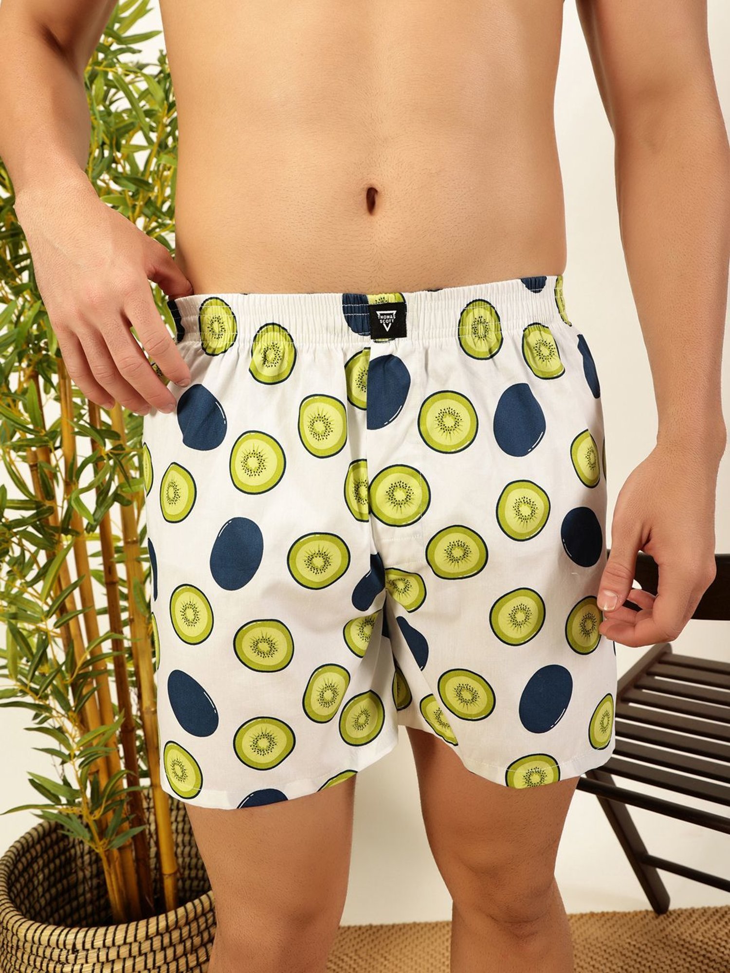 Thomas Scott Multicolored Regular Fit Printed Boxers - Pack Of 2