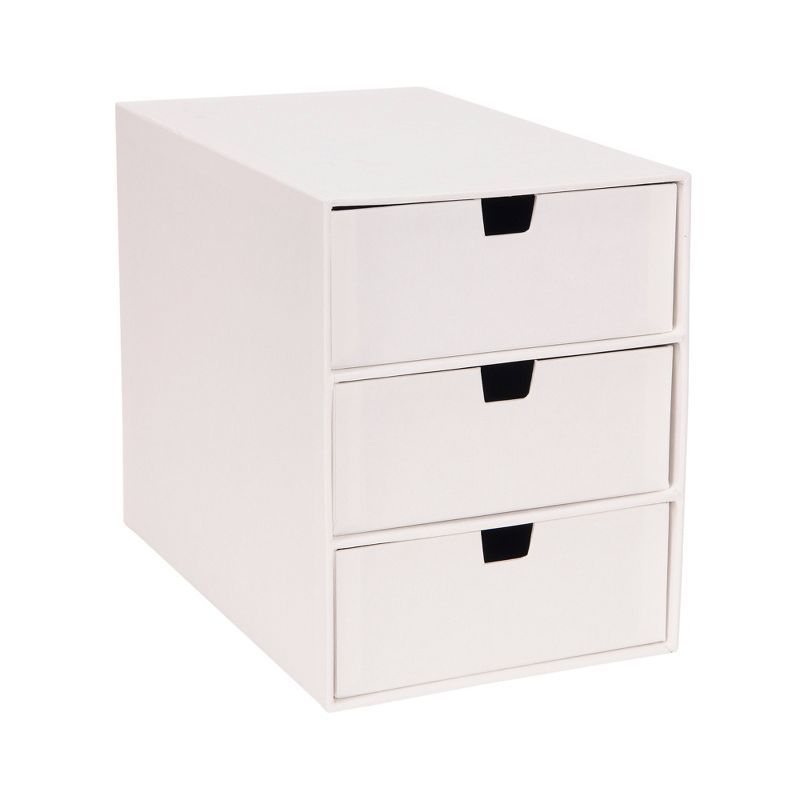 Ingrid 3-Drawer Supply Chest White - Bigso Box of Sweden