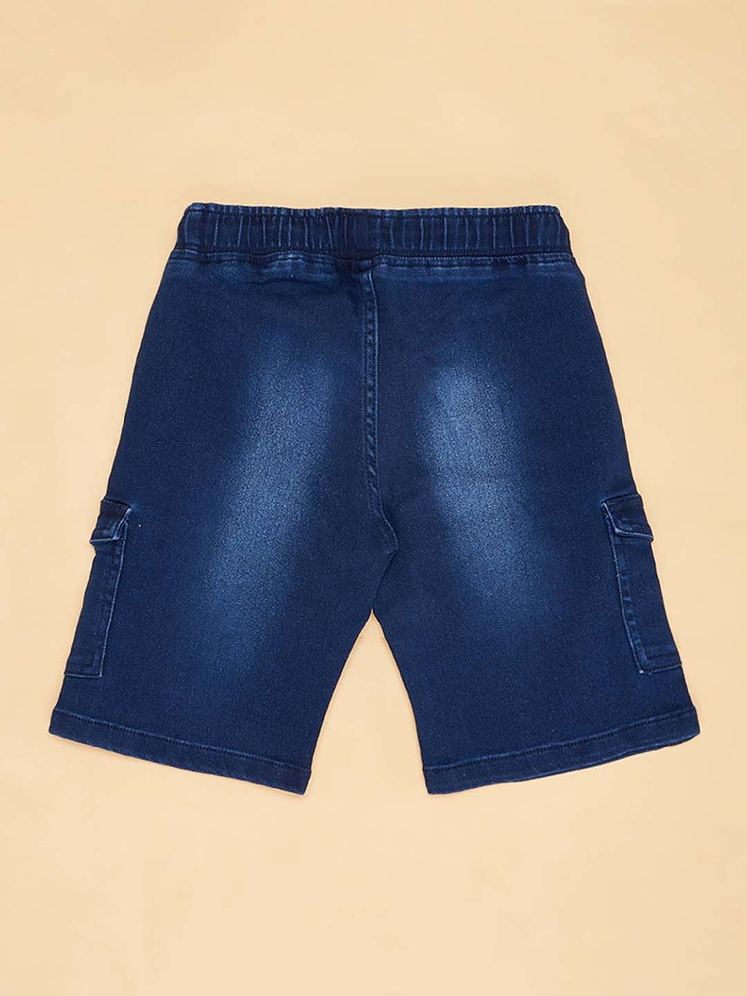 YU by Pantaloons Kids Blue Regular Fit Shorts