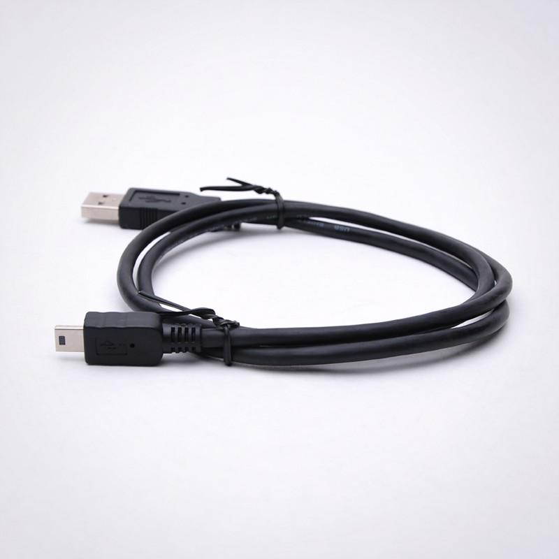 FireFold USB-3-5PMINI USB to USB Mini Cable - 5 Pin - USB 2.0 handle up to 480 Mbps transmission - 3 feet 28 AWG - black for GoPro Hero 3+, Hero HD, PS3 Controller, Cell Phones, MP3 Players, Dash Cam