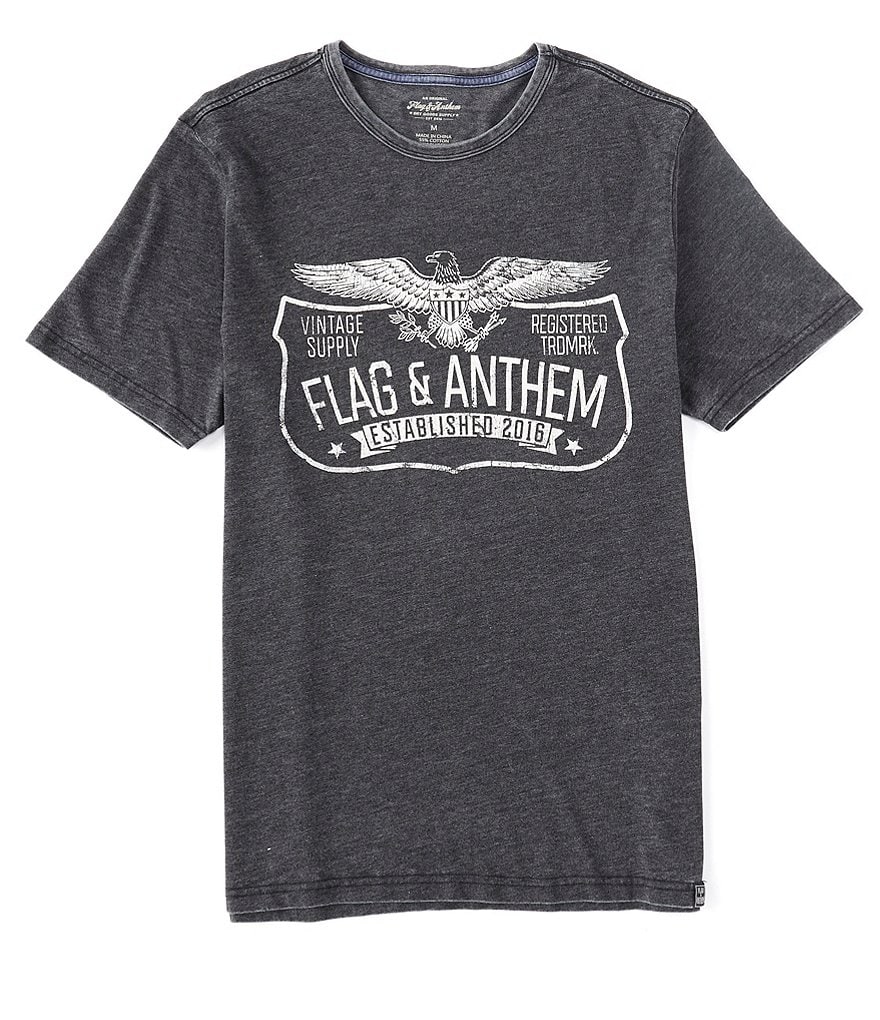 Flag and Anthem Short-Sleeve F & A Emblem Burnout Tee