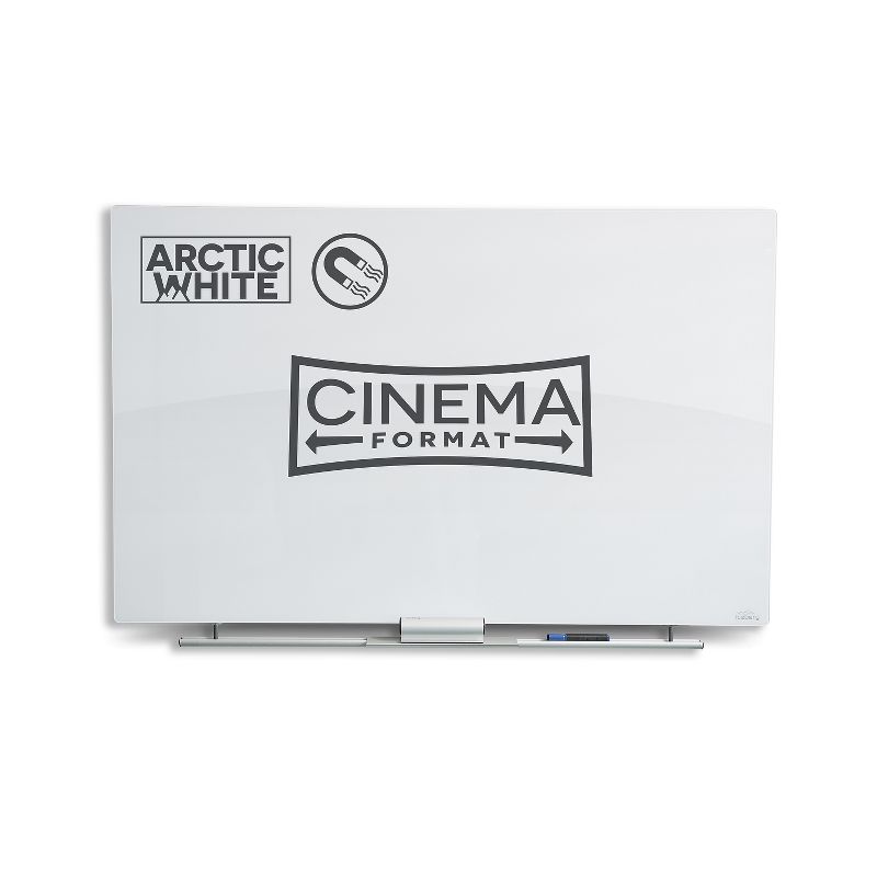 Iceberg Clarity Magnetic 24x38 Glass Dry Erase 31191