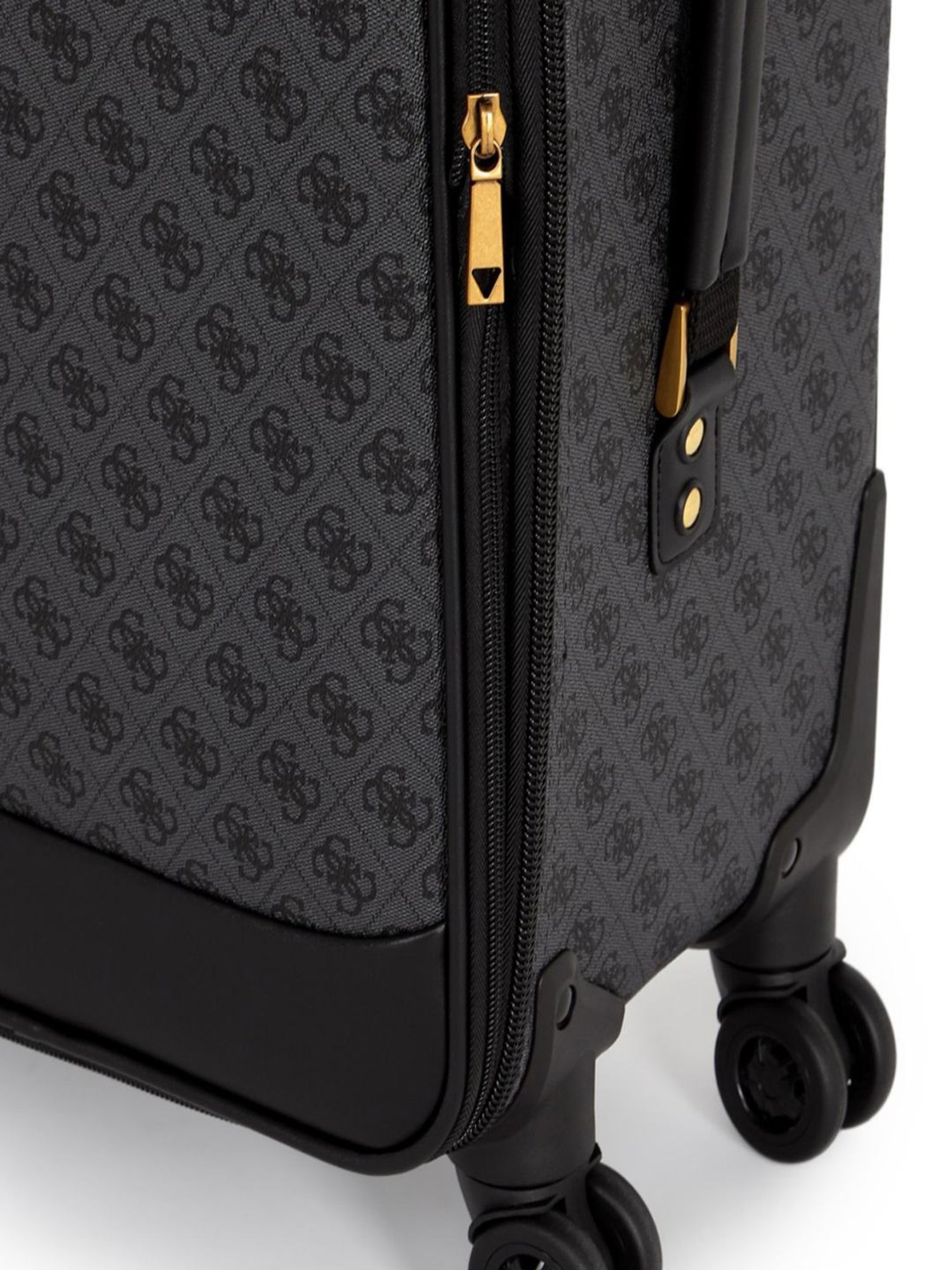 Guess Coal  Medium Soft Cabin Trolley Bag