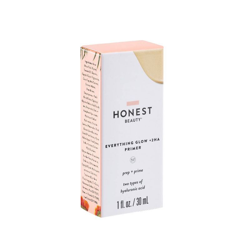Honest Beauty Everything Glow + 2HA Primer with Hyaluronic Acid - 1.0 fl oz