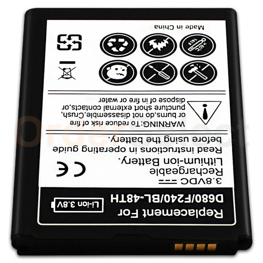 NEW Replacement Long Lasting Battery 3140mAh for LG Optimus G Pro E980 - BL-48TH
