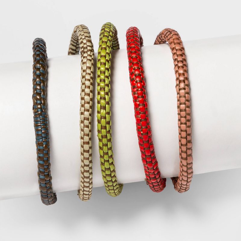 Set of 5 Cotton Jewelry Bangles - All Across Africa